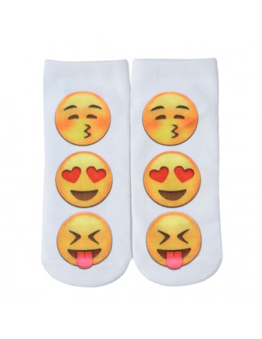 New Fashion Women Socks Cute Print Low Cut Ankle Breathable Stretchy Casual Socks