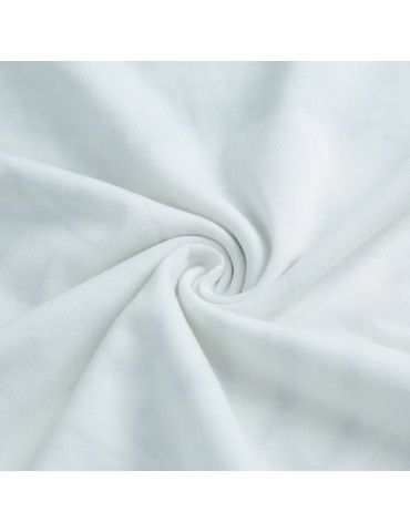 New Europe Fashion Women Cotton T-Shirt Flower Print Letter Graffiti O Neck Short Sleeve Casual Tops Tee White