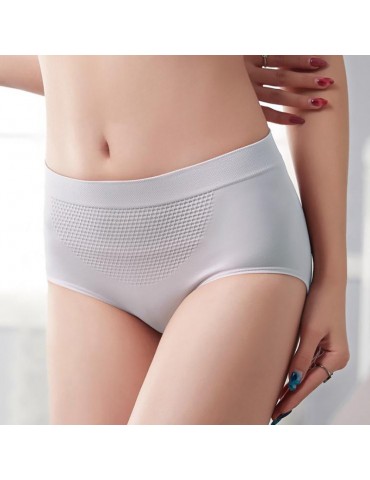 Women Triangle Seamless Panties Honeycomb Underpants
