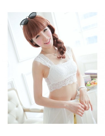 no rims tube top anti-going lace wrapped chest underwear